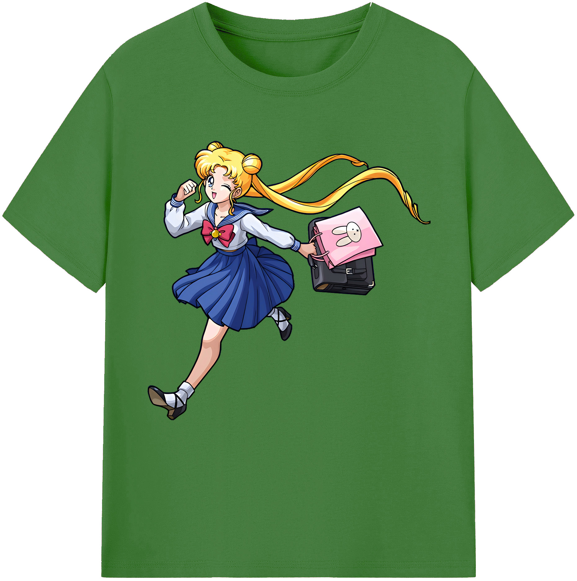 （画像用） 美少女戦士セーラームーン 愛野 美奈子 あいの みなこ Sailor Moon Aino Minako レディースカジュアルプリントTシャツ（綿100％）